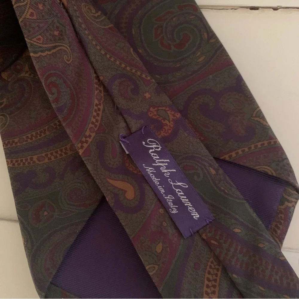 Ralph Lauren Paisley Silk Tie